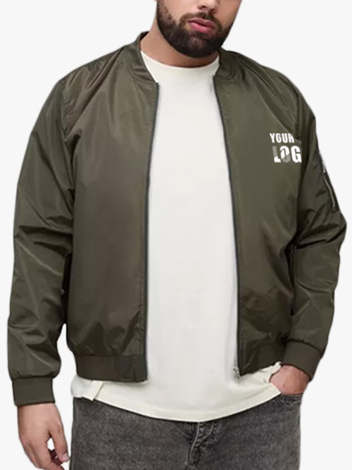 Cropped Bomber Jacket (en inglés)