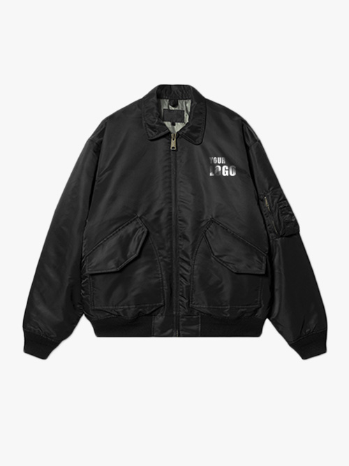 Mens Oversized Bomber Jacket (en inglés)