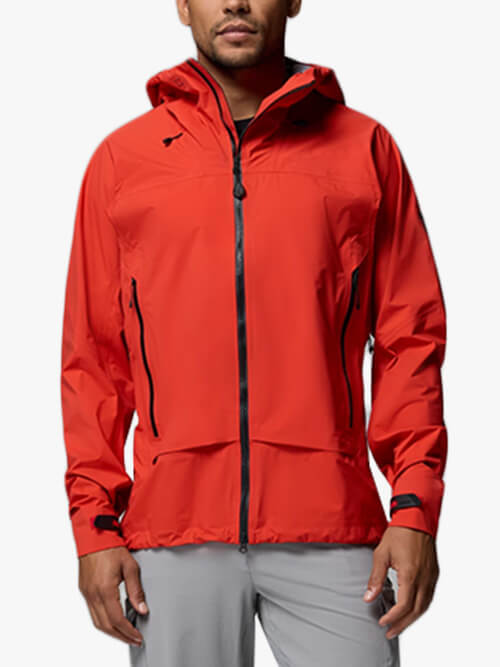 Custom Men's Waterproof Hardshell Jacket (en inglés)