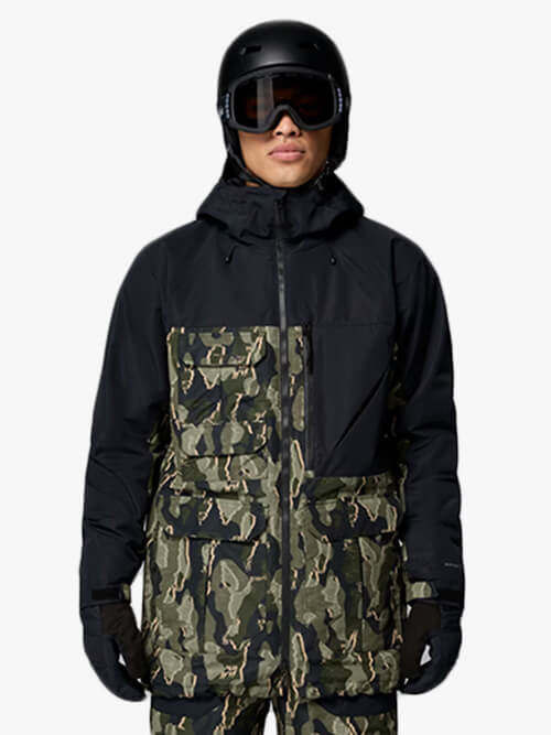 Camo personalizado chaquede nieve para hombres
